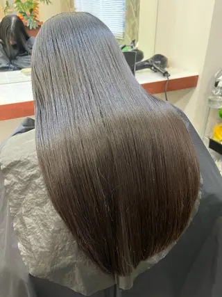 ロング HEW所属・Sanaダブルカラー ✨️パルコ徒歩1分のヘアスタイル