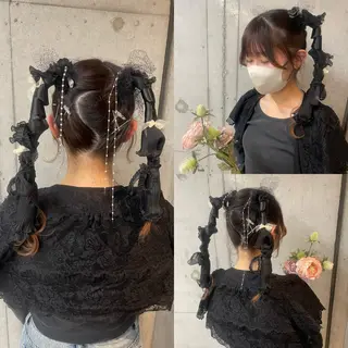 ロング ヘアアレンジ Reve  resort所属・美髪× ヘアセット✨Araiのヘアスタイル