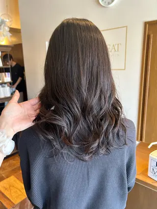 パーマ あべ しおりのヘアスタイル