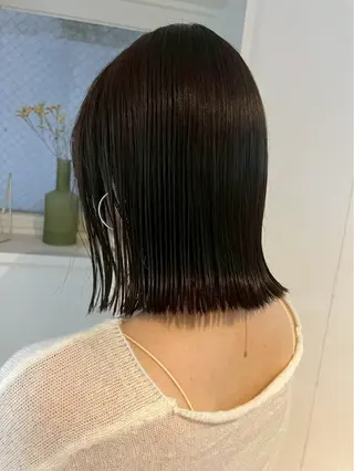 ミディアム エトウ シホのヘアスタイル