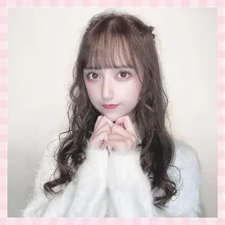 ロング ヘアアレンジ 💗ガーリーヘア🎀 saki💗のヘアスタイル