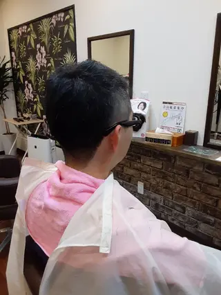 ショート メンズ ルシア美容室|岸和田 《メンズ歓迎!》山﨑のヘアスタイル