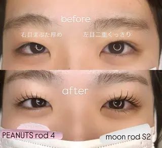 マツエク・マツパ ponopipi 小倉店のマツエク・マツパデザイン