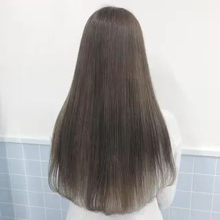 ロング カラー entality所属・mizuki  韓国 ヘア/髪質改善のヘアスタイル