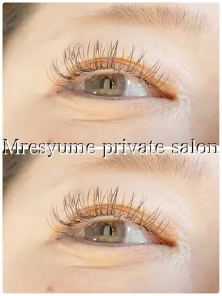 マツエク・マツパ Mresyume MAYUのマツエク・マツパデザイン