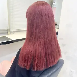 セミロング カラー ヘアアレンジ 透明感/艶髪/💖 トレンドスタイル💖のヘアスタイル