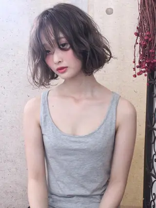 ショート カラー パーマ ooit所属・ooit 【オーイット】のヘアスタイル