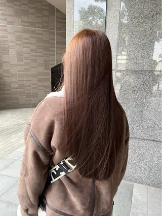 ロング ボブ/ハイトーン/ 岡山駅/別曽遥也のヘアスタイル