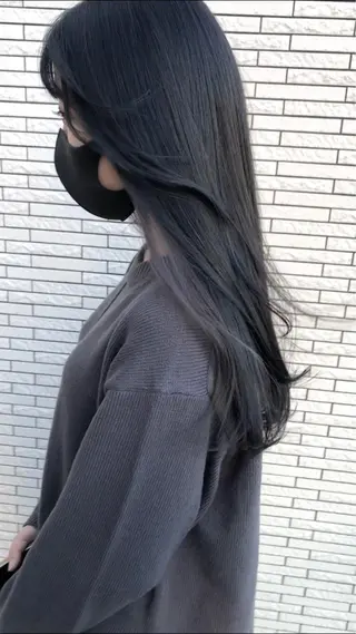 ロング カラー ヘアアレンジ クドウレイ fifth渋谷のヘアスタイル