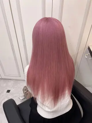 カラー girlな暖色ヘア 🪽🫧ハルナ🎀のヘアスタイル