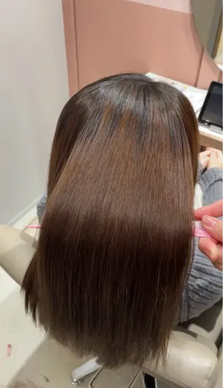 ロング ブリーチ/縮毛矯正/ 韓国/💗ホノカ💗のヘアスタイル