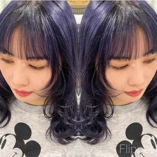 ロング カラー 💫骨格診断カット 🌈KAHOのヘアスタイル