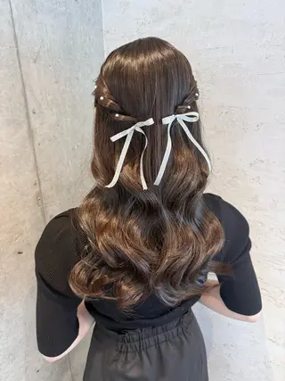 ヘアアレンジ 女性に人気♪ はやしほのかのヘアスタイル