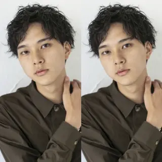 パーマ メンズ ✨弱酸性縮毛矯正✨ ✨髪質改善✨hiroのヘアスタイル