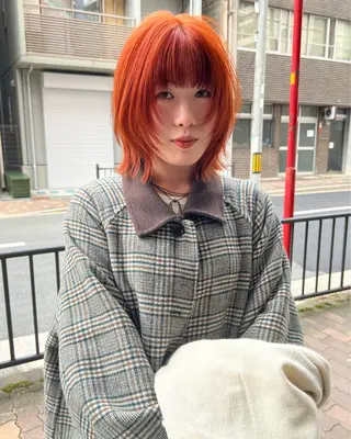 ショート カラー 樫原裕二/レイヤー カット/透明感カラーのヘアスタイル