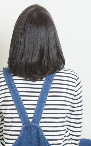 ミディアム Agu  hair rupia 金沢店所属・金沢美容室/ 艶髪/夜営業/JINのヘアスタイル