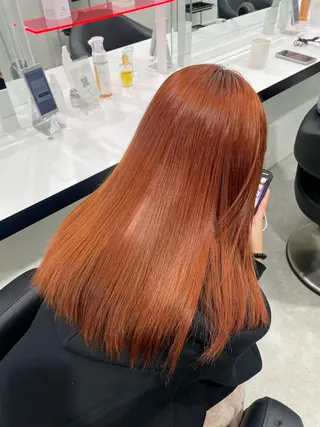 ロング カラー エフェクトブリーチ／ レイヤーカット／翔のヘアスタイル