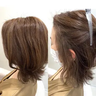 ショート ショート/白髪ぼかし 君和田若菜のヘアスタイル