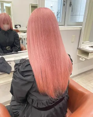 ロング カラー inq sakae所属・りん🌷︎名古屋 ブリーチカラーのヘアスタイル