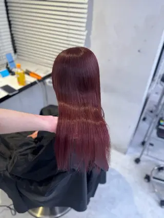 セミロング ♥️韓国/ガーリー 暖色misa♥️のヘアスタイル