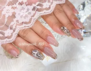 ネイル 23時まで❤︎韓国、 ワンホンネイルのネイルデザイン