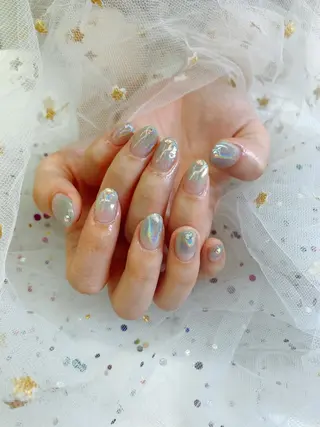 ネイル カラー 🦋ネイルサロン ブラン🌈ゆりのネイルデザイン