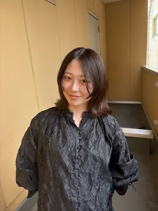 ミディアム tokute 片岡心🐥のヘアスタイル