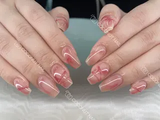 ネイル 神田 ココナッツのネイルデザイン