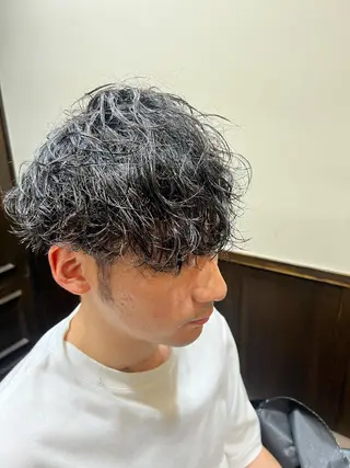 パーマ メンズ 圓子 快のヘアスタイル