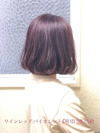 ショート カラー OAK溝の口 𖠋SHINYAのヘアスタイル