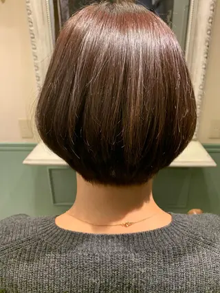 ショート カラー 小沼采唯👧🏼 海好きオヌちゃんのヘアスタイル