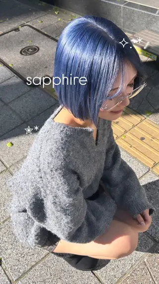 ロング カラー 🍓ハイトーンカラー 🎀nene🍓のヘアスタイル