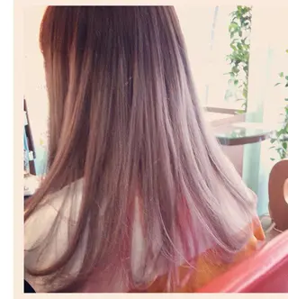 セミロング ロング カラー 原宿サロン代表 デザインカラー伊藤卓のヘアスタイル