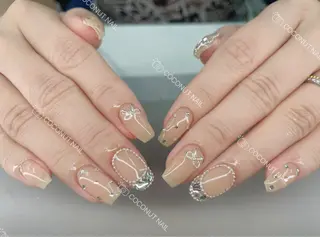 ネイル 神田 ココナッツのネイルデザイン