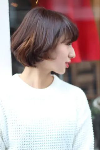 ショート カラー パーマ 成松 勇治のヘアスタイル