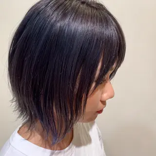 ミディアム カラー ブリーチダブルカラー 【koide】のヘアスタイル