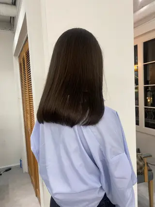 ロング カラー レイヤーボブ/ 艶カラー/サナ🌼のヘアスタイル