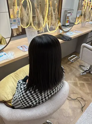 セミロング パーマ あいり 福岡美容師のヘアスタイル