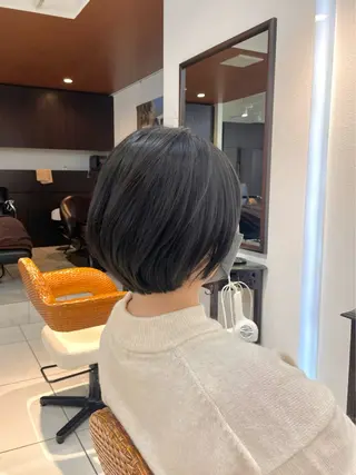 ショート DIFINOaoyama所属・🎧ayaka/ボブ /透明感カラー 🩵のヘアスタイル