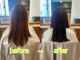 セミロング 島袋 寧々のヘアスタイル