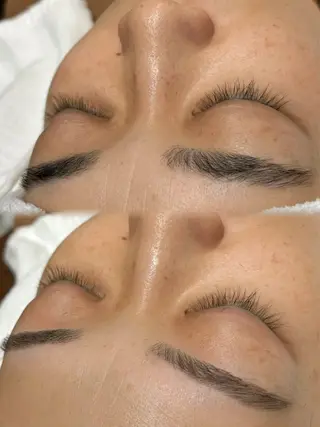 アイブロウ 髪質改善韓国レイヤー /カラー/miyuのヘアスタイル