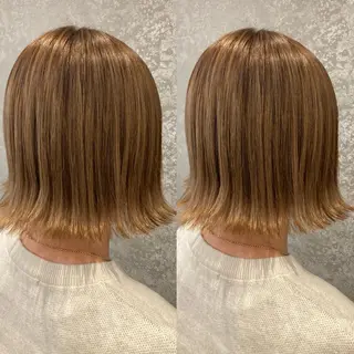 ミディアム カラー schon所属・み うのヘアスタイル