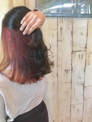 ミディアム カラー 脇田 雄大のヘアスタイル