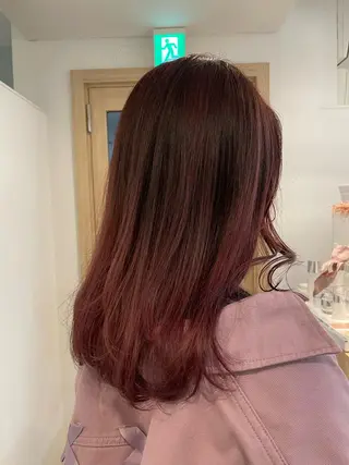 カラー 大迫 江梨のヘアスタイル