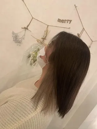 セミロング カラー march merryのヘアスタイル