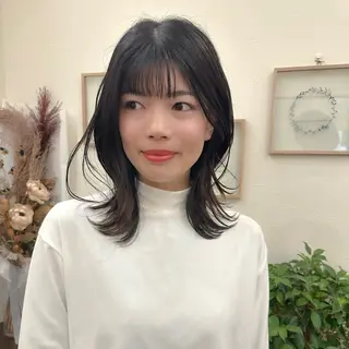 ミディアム aulii【アウリィ】所属・北上尾/ショート/ 後藤　朔哉のヘアスタイル