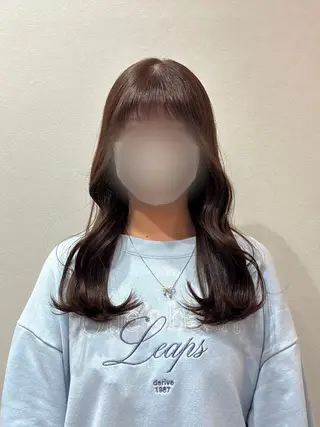 セミロング 透明感/ナチュラル 柴田真衣のヘアスタイル