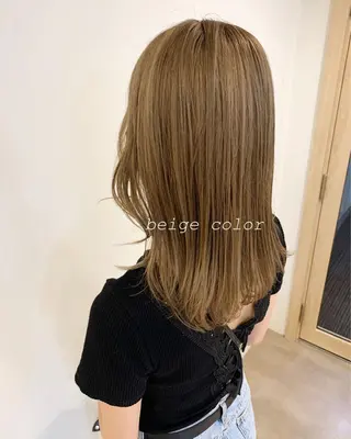 ロング カラー 佐藤 永夏のヘアスタイル