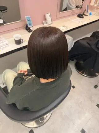 ショート カラー 韓国風グレージュ 🤍たくみ🤍のヘアスタイル