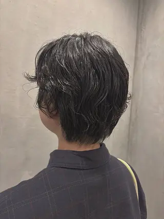 ショート パーマ シャドウパーマ/ツイ スト/近藤百華🎀のヘアスタイル